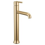 Delta 1-Handle Vessel Lavatory Faucet, Champagne Bronze Front_Three_Fourths_Angled_Right