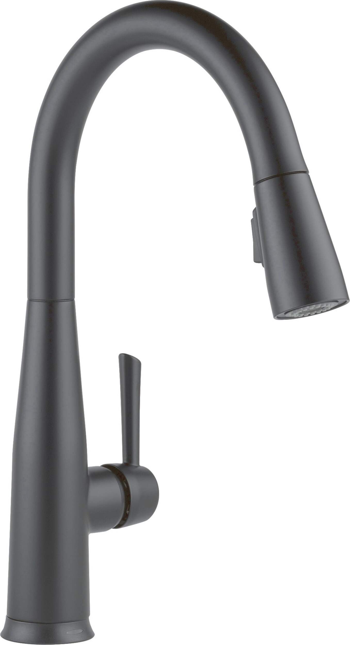 Delta Essa 1-Handle Pull-Down Kitchen Faucet, Matte Black Front_Three_Fourths_Angled_Right