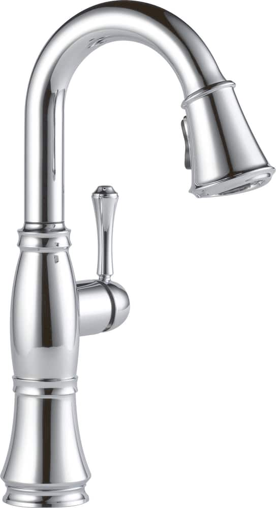 Delta 1-Handle Pull-Down Bar/Prep Faucet Lumicoat, Chrome | Canadian Tire