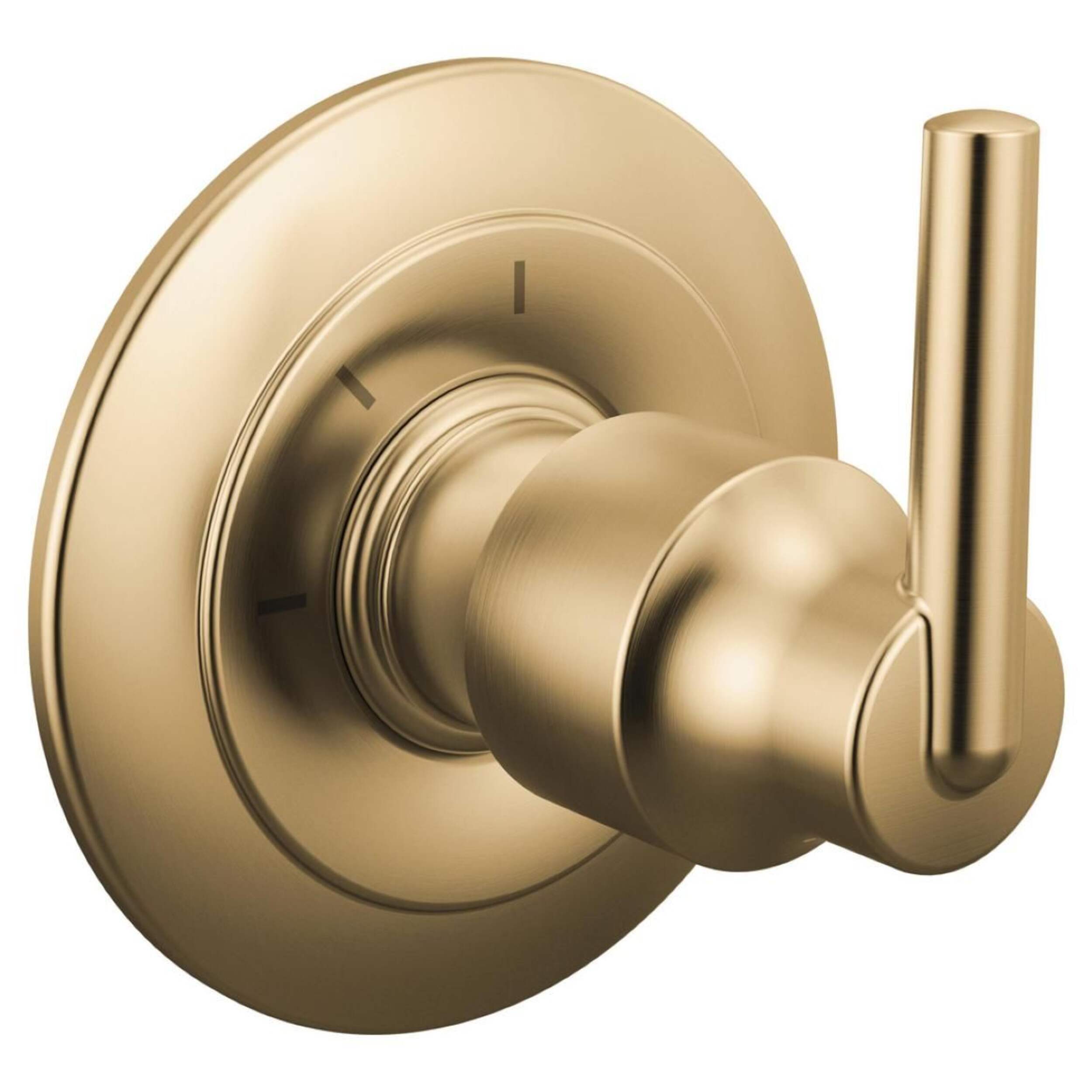 Delta 3-Setting 2-Port Diverter Trim, Champagne Bronze Front_Three_Fourths_Angled_Right