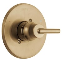 Garniture de soupape seulement Delta Monitor 14 Series, bronze champagne Front_Three_Fourths_Angled_Right