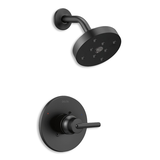 Delta Monitor 14 Series H2Okinetic Shower Trim, Matte Black Front_Three_Fourths_Angled_Right