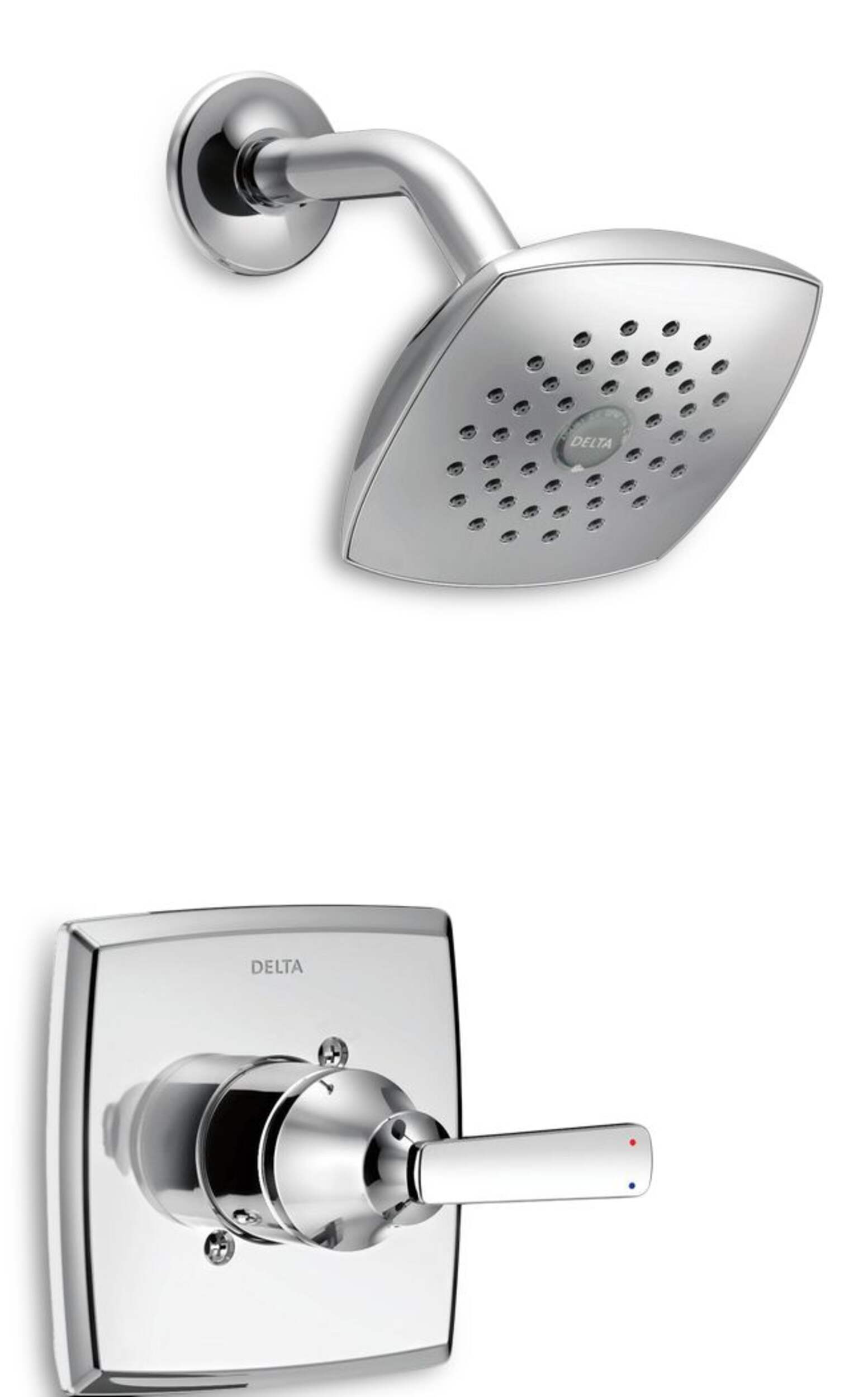 Delta Ashlyn Monitor 14 Series Shower Trim, Chrome Front_Three_Fourths_Angled_Right