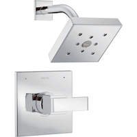 Garniture de douche Delta Monitor sér. 14 H2Okinetic, chrome Front_Three_Fourths_Angled_Right