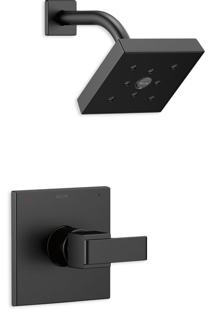Delta Ara Monitor 14 Series Shower Trim, Matte Black