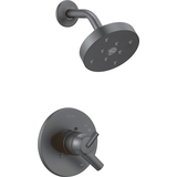 Delta Monitor 17 Series H2Okinetic Shower Trim, Matte Black Front_Three_Fourths_Angled_Right