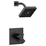 Robinetterie de douche Delta Ara Monitor 17 Series H2Okinetic, noir mat Front_Three_Fourths_Angled_Right