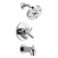 Garniture de baignoire/douche Delta Monitor 17 Series H2Okinetic, chromé Front_Three_Fourths_Angled_Right