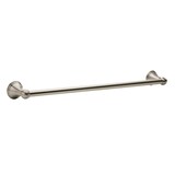 Porte-serviettes simple Moen Preston, 18 po, nickel brossé Front_Three_Fourths_Angled_Right