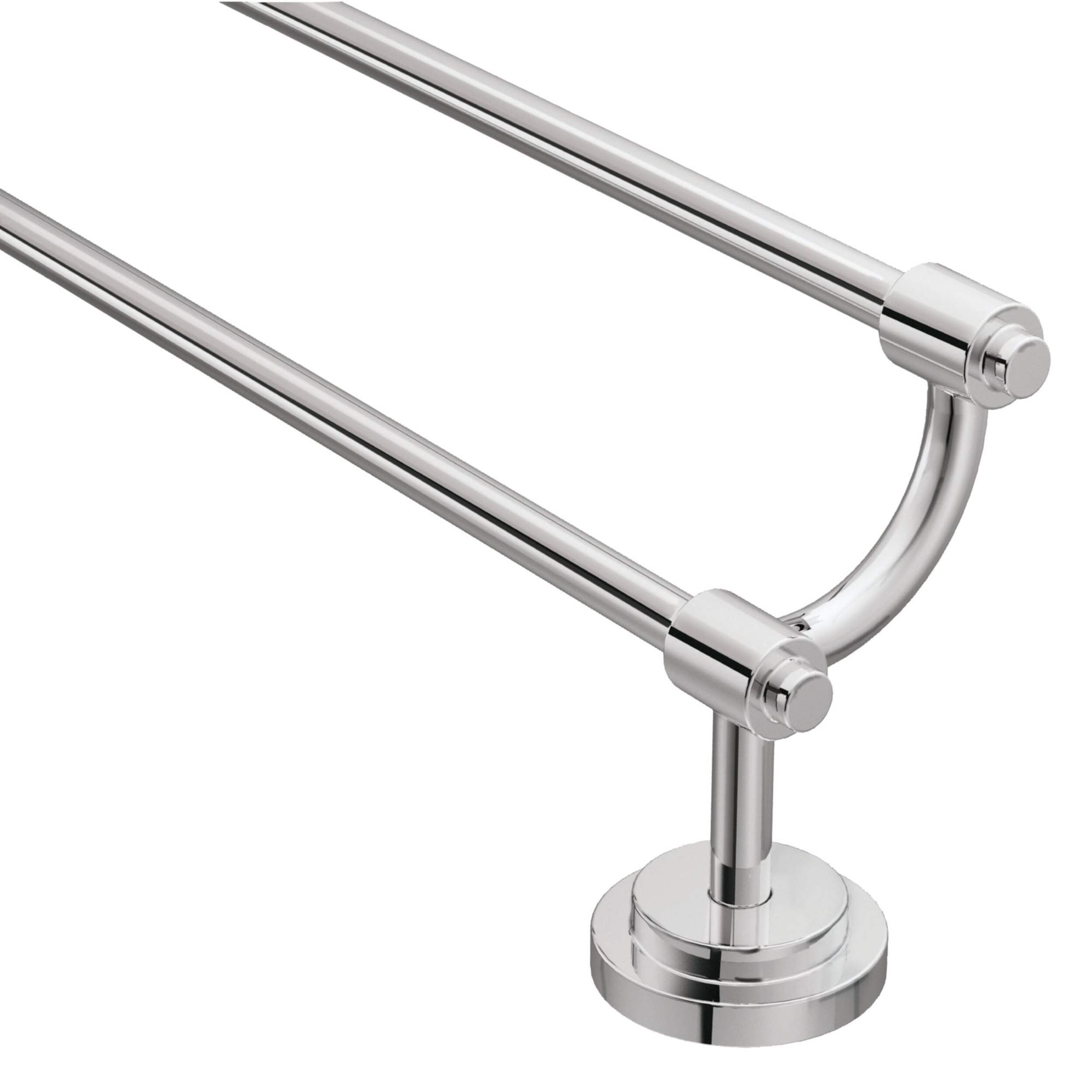 Moen Iso 24-in Double Towel Bar, Chrome CloseUp