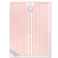 Désembueur de miroir rectangulaire WarmlyYours, 30 x 40 po, blanc