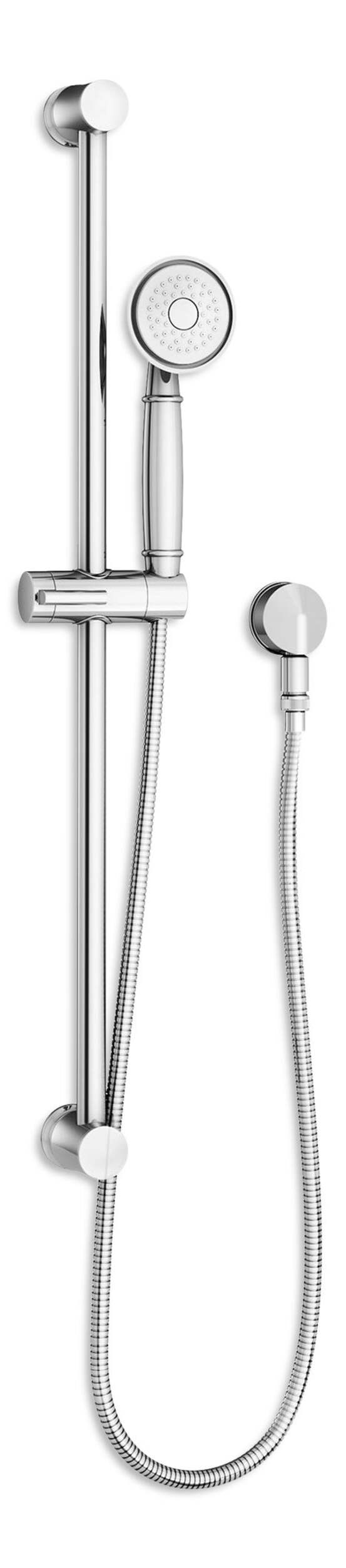 American Standard Traditional 1.8 gpm/6.8 L/min Single Function Slide Bar Kit, WaterSense® Certified, Chrome Front_Three_Fourths_Angled_Right