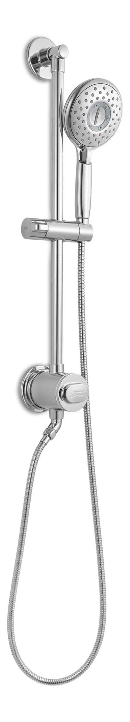 Système de douche à main American Standard Spectra, 4 jets, filtre, chrome Front_Three_Fourths_Angled_Right