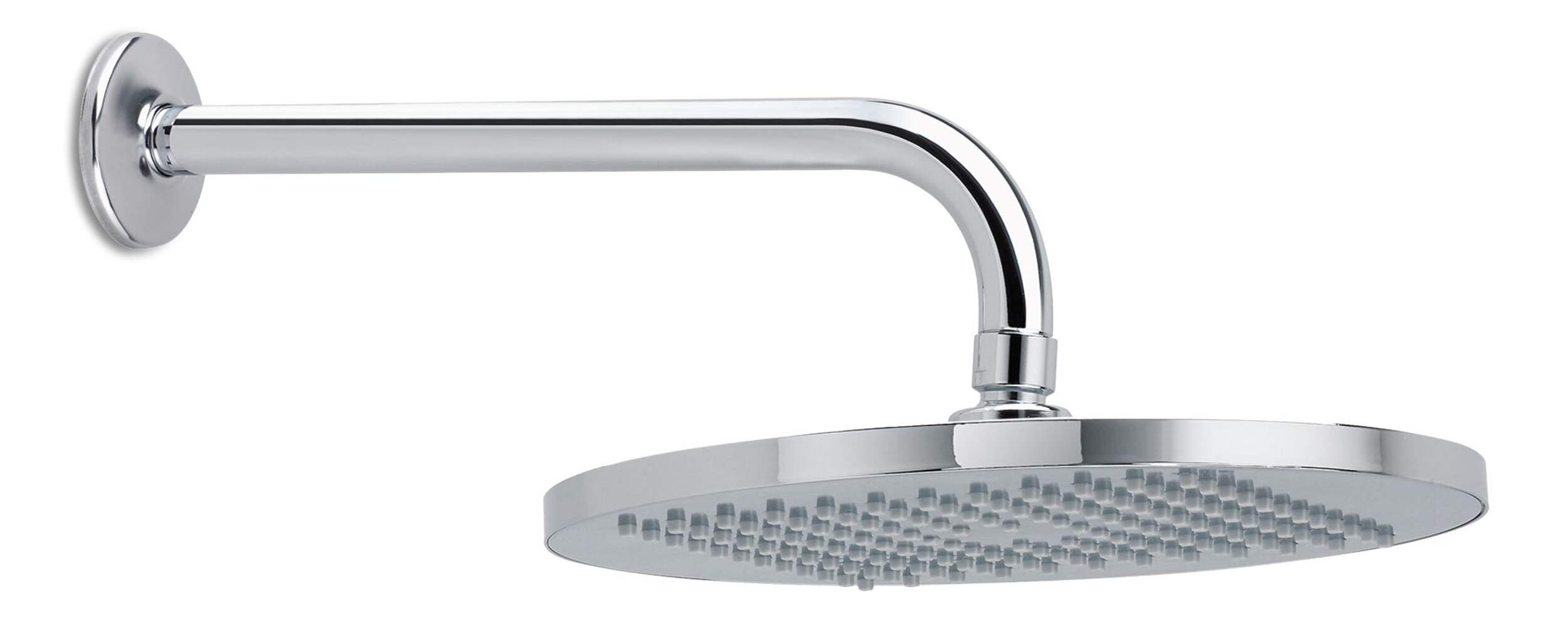 Pomme de douche à effet pluie American Standard Modern, 10 po, 9,5 L/min/2,5 gal/min, chrome Front_Three_Fourths_Angled_Right