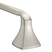 Moen Voss Towel Bar, Brushed Nickel, 24-in CloseUp