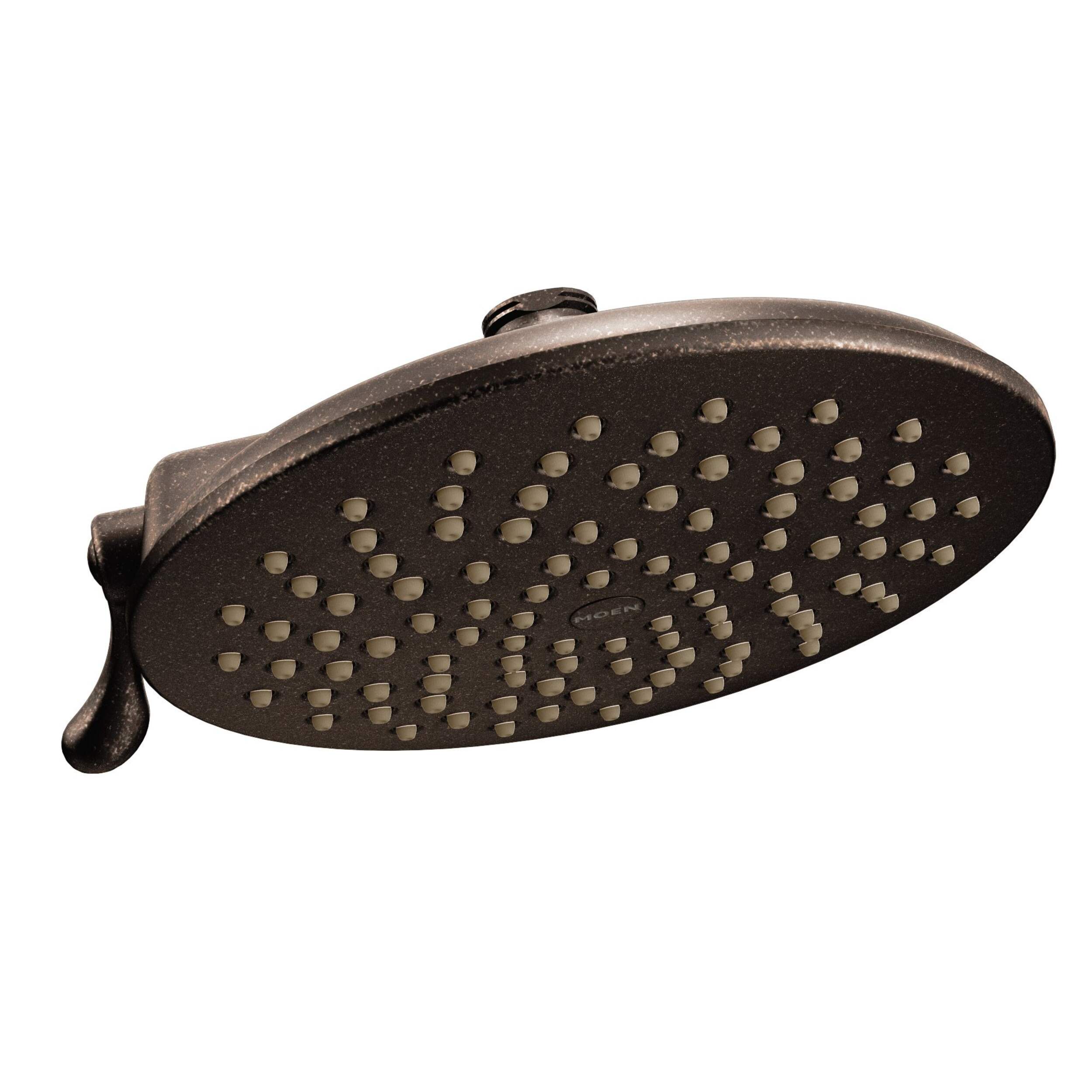Douche à effet pluie Moen 2S avec technologie Immersion, 8 po, bronze huilé Front_Three_Fourths_Angled_Right
