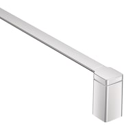 Moen 90-Degree Modern Towel Bar, Chrome, 24-in Front_Three_Fourths_Angled_Right