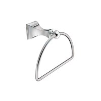 Moen Retreat Hand Towel Ring with Hardware, Chrome Front_Three_Fourths_Angled_Right