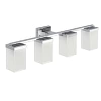 Moen 90-Degree Vanity Lighting Fixture, Chrome, 4-L Front_Three_Fourths_Angled_Right