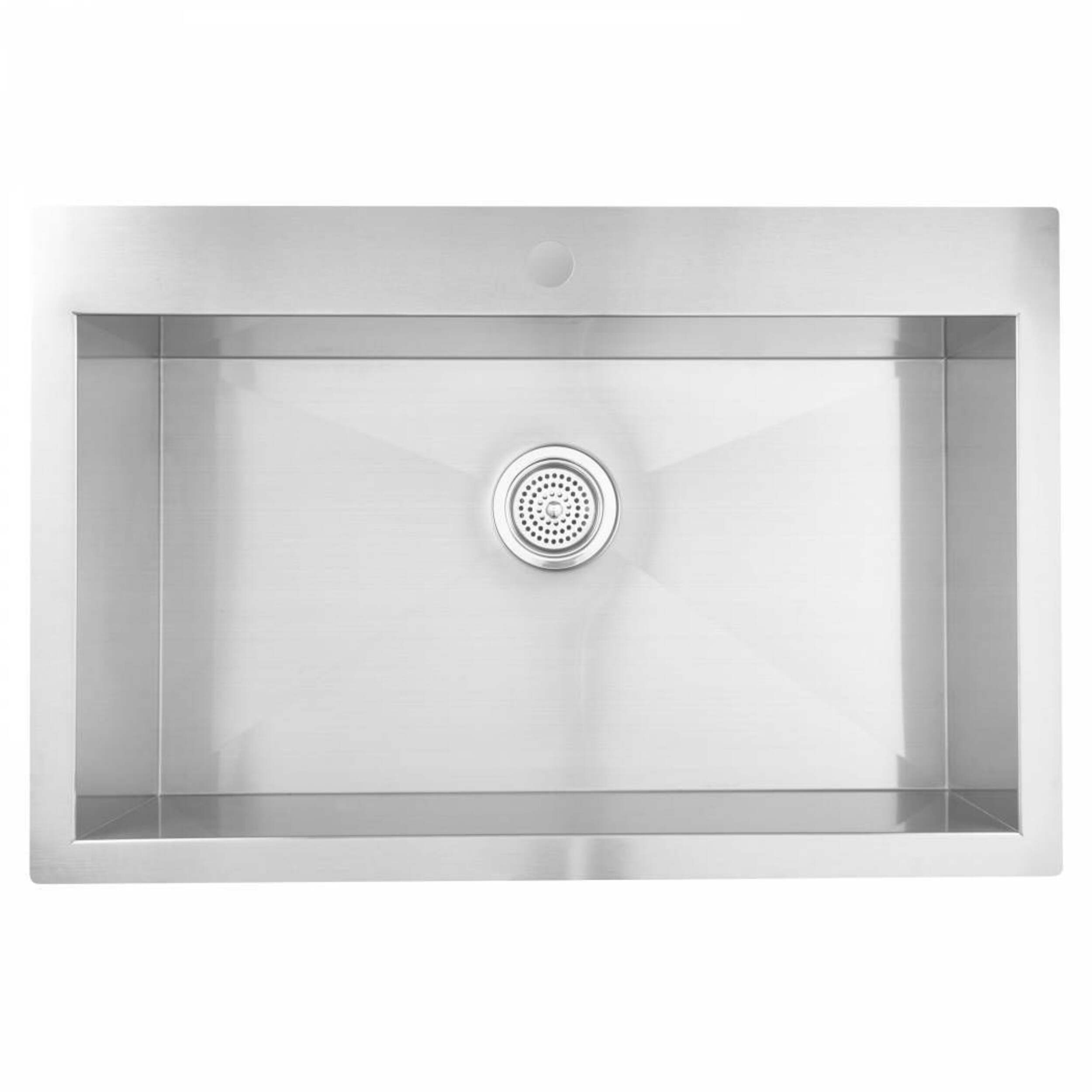 Artika Prime Top/Undermount Stainless Steel Single Bowl Kitchen Sink