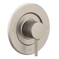 Moen Align Posi-Temp Pressure Balancing Modern Tub & Shower Valve Trim Kit, Valve Required, Brushed Nickel Front_Three_Fourths_Angled_Right