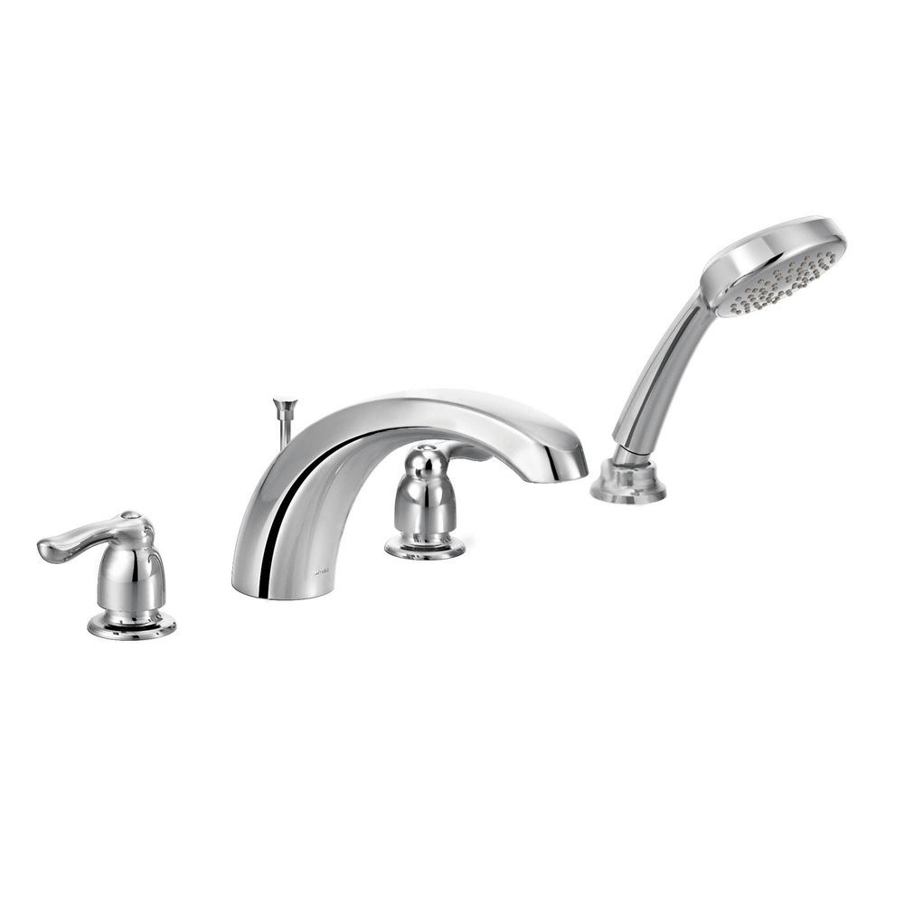 Moen Chateau Two Handle Deck Mount Roman Tub Faucet Trim Kit with