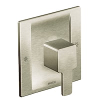Moen 90 Degree Posi-Temp Tub & Shower Valve Trim Kit, Valve Required, Brushed Nickel Front_Three_Fourths_Angled_Right