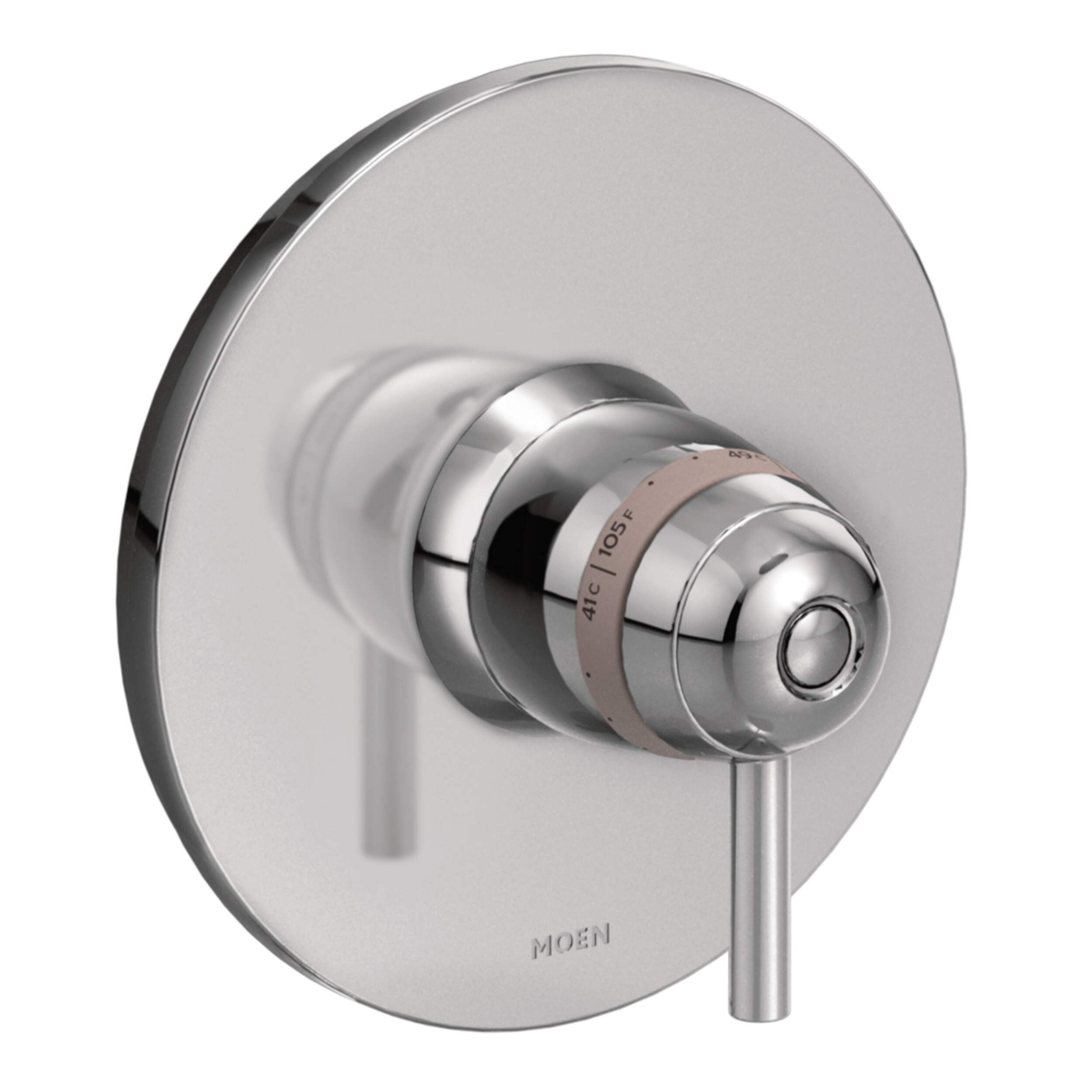 Moen Blade ExactTemp Thermostatic Trim Kit, Valve Required, Chrome Front_Three_Fourths_Angled_Right