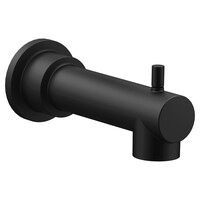 Bec inverseur pour baignoire et douche Moen Align, noir mat