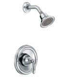 Moen Brantford Posi-Temp Pressure Balancing Shower Valve Trim Kit, Valve Required, Chrome Front_Three_Fourths_Angled_Right
