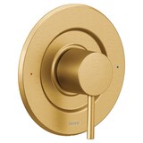 Moen Align Posi-Temp Pressure Balancing Modern Tub & Shower Valve Trim Kit, Valve Required, Brushed Gold Front_Three_Fourths_Angled_Right