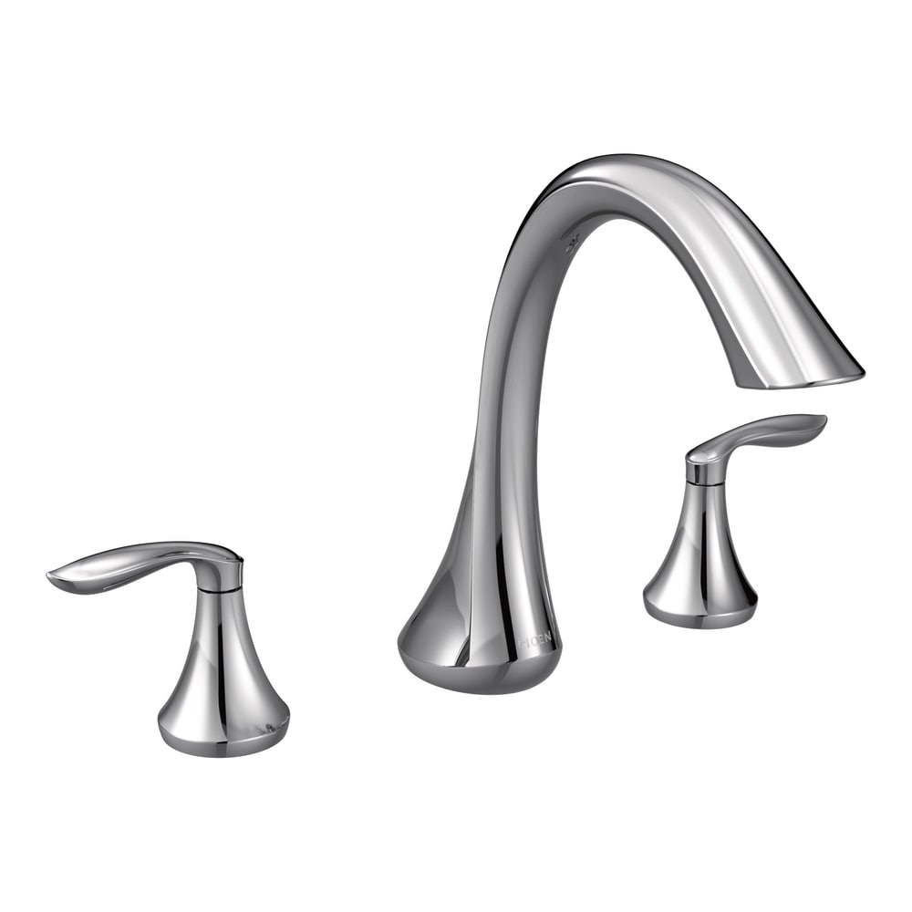 Moen EVA 2Handle Deck Mount Roman Tub Faucet Trim Kit, Valve Required, Chrome Canadian Tire
