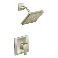 Garniture de douche éco-performante Moen 90-Degree Posi-Temp, soupape requise, nickel brossé Front_Three_Fourths_Angled_Right
