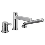 Moen Vichy 1-Handle Roman Tub Faucet, Valve Not Included, Chrome Front_Three_Fourths_Angled_Right