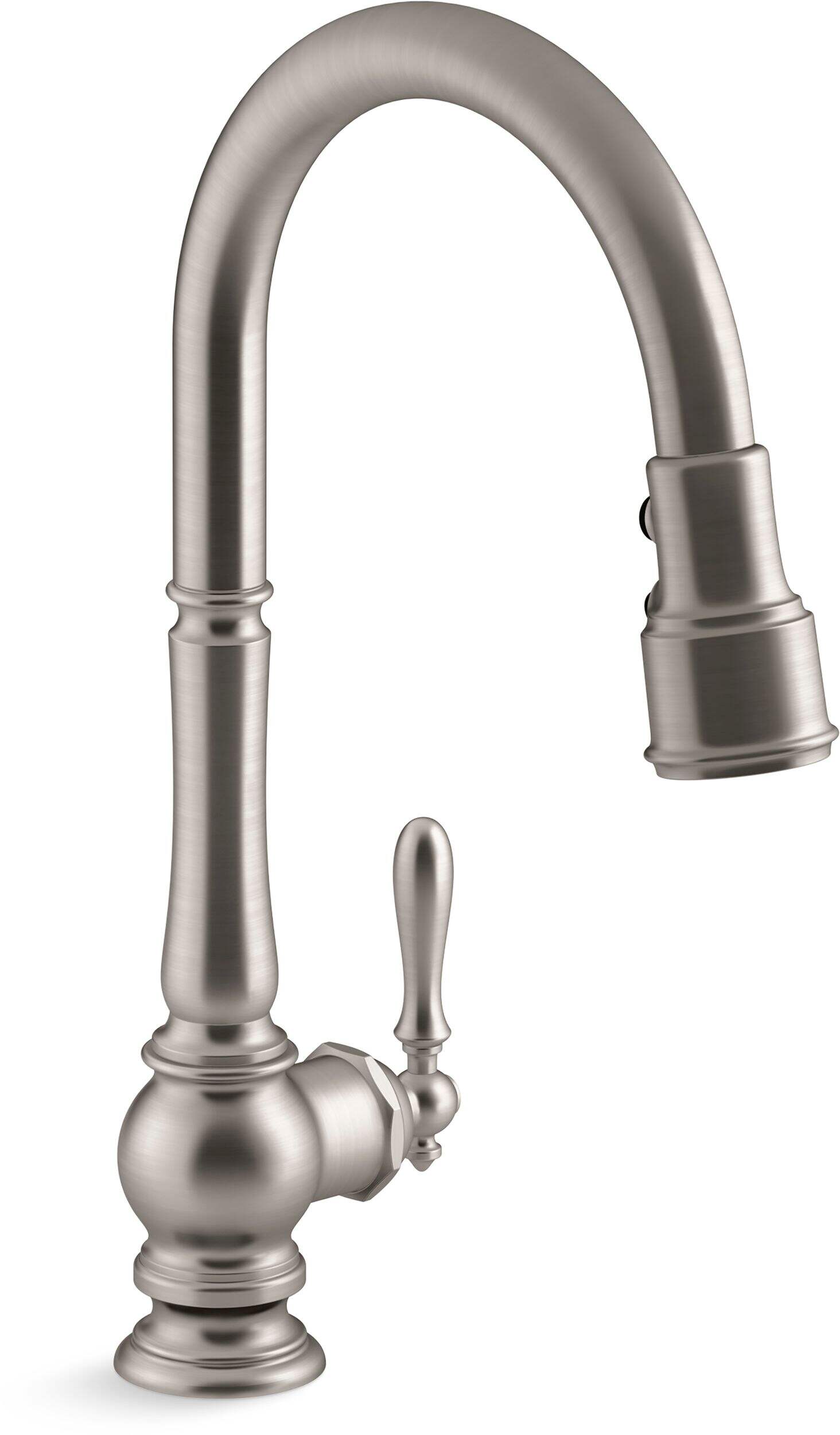 Robinet de cuisine Kohler Artifacts, inox vibrant Front_Three_Fourths_Angled_Right