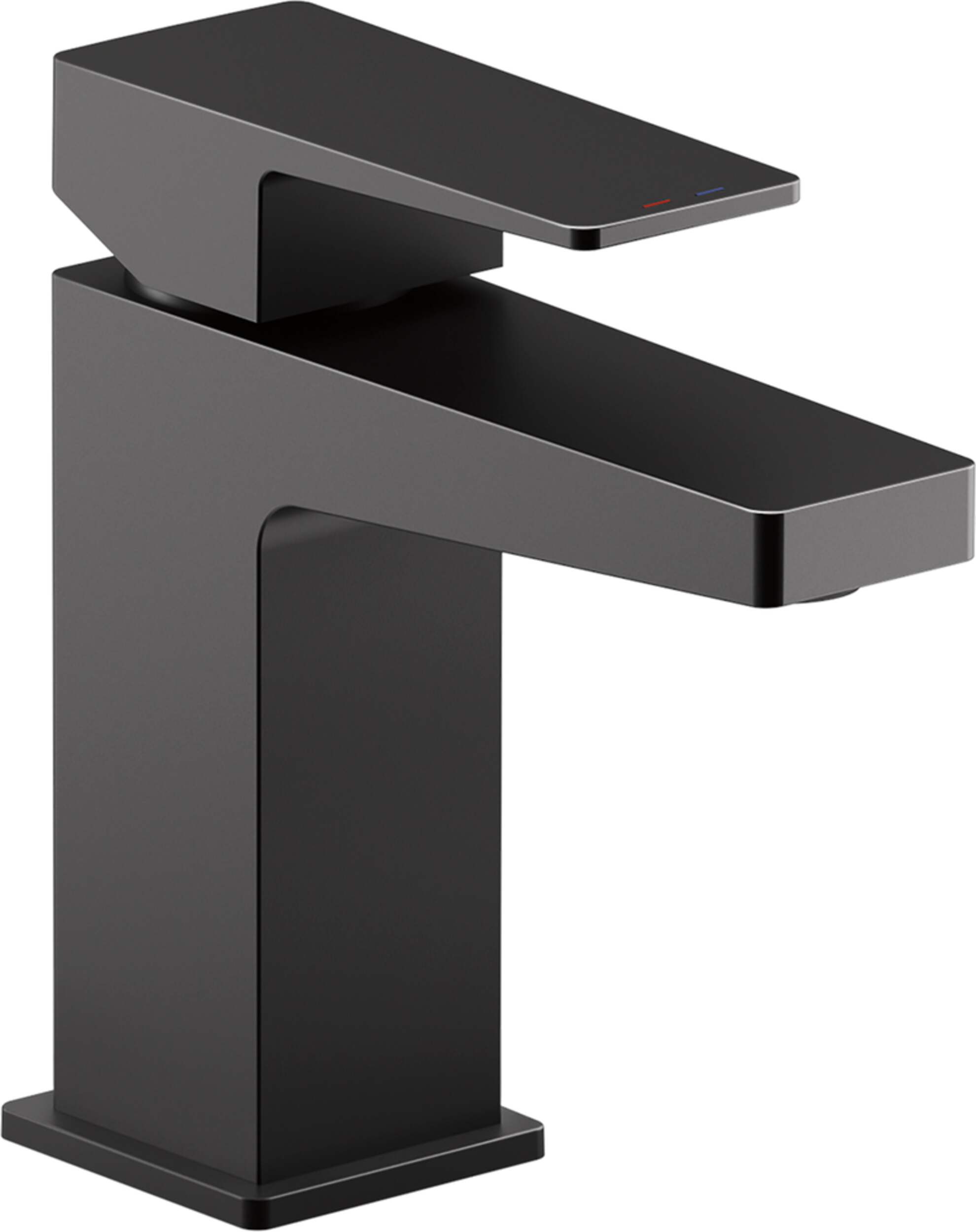 Kohler Honesty 1-Handle Bathroom Faucet, Matte Black Front_Three_Fourths_Angled_Right