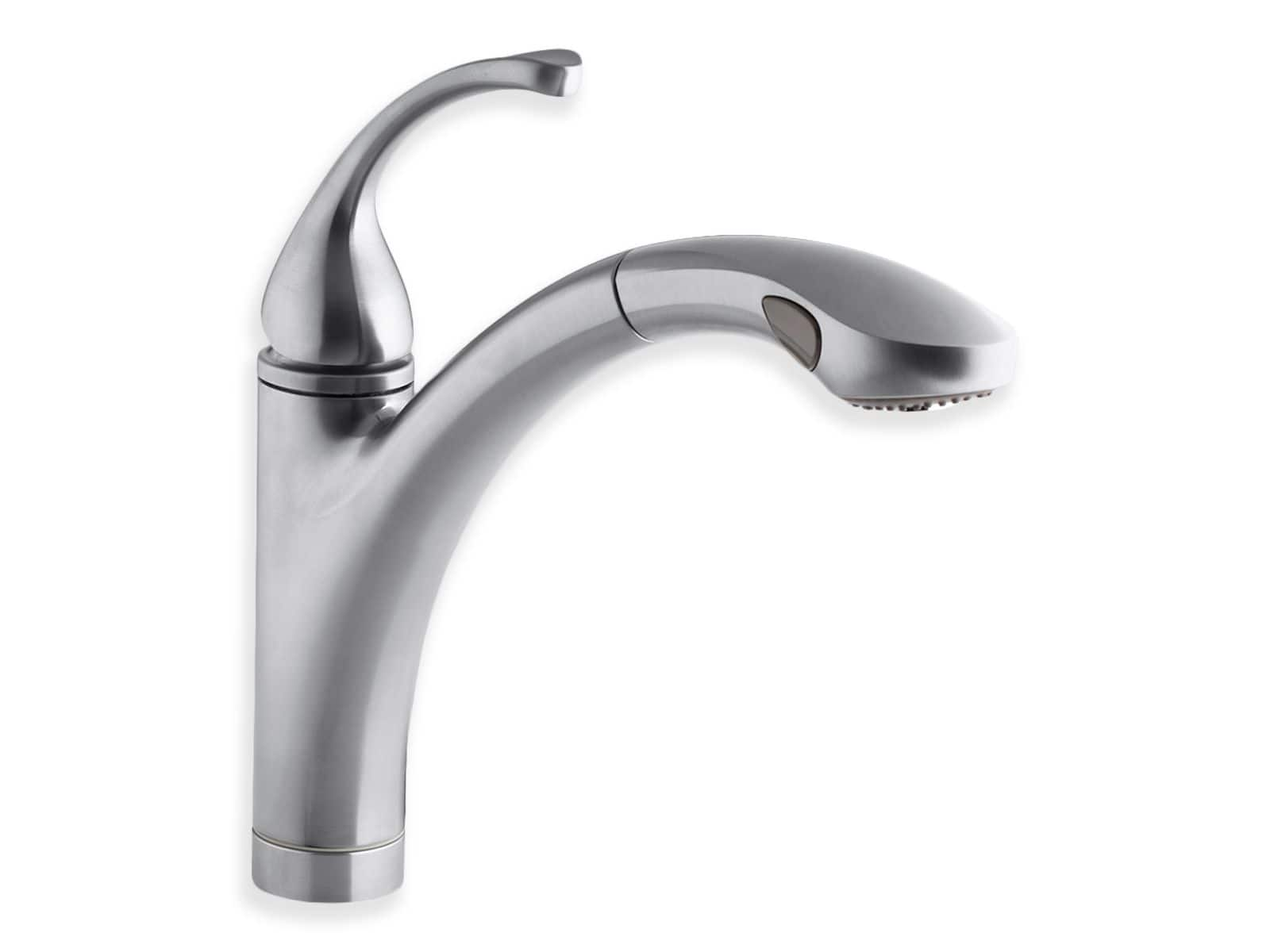 Kohler Fort Single Hole Or Triple Hole Kitchen Sink Faucet With 10 1   Kohler Forte 1 Or 3 Hole Kitchen Faucet Brushed Chrome Ae173342 3fcd 4f2c 80b5 79f434bcae11 Jpgrendition 