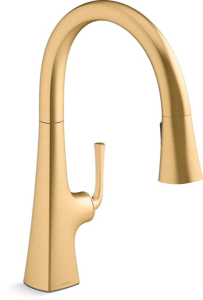Kohler Graze® Pull Down Kitchen Sink Faucet with Three Function