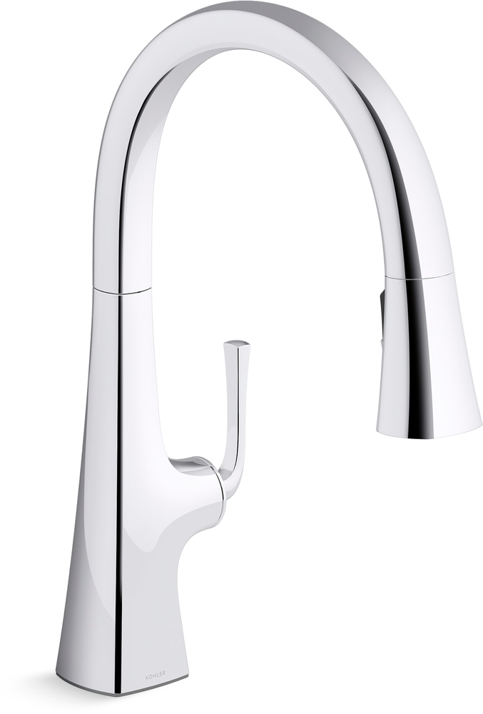 Kohler Graze Kitchen Faucet with ThreeFunction Spray Head & 103/4in