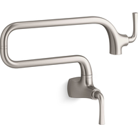 Kohler Graze® Wall Mount Pot Filler Faucet, Vibrant Stainless
