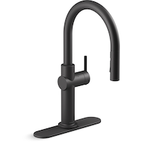 Kohler Crue™ Single Handle Bar Sink Faucet, Matte Black