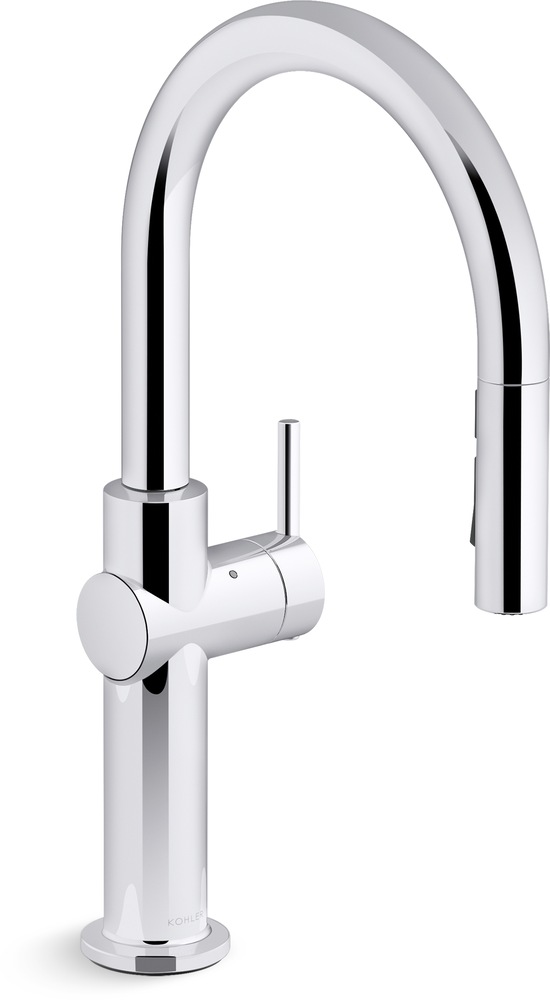 Kohler Crue™ Touchless Pull Down Single Handle Kitchen Faucet, Polished