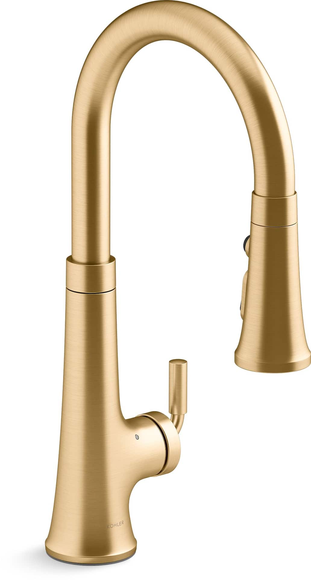 Kohler Tone Touchless Pull Down Single Handle Kitchen Sink Faucet   Kohler Tone Touchless Kitchen Faucet Brushed Brass C3b3e95c 0780 47a1 Aa0e 61658a310797 Jpgrendition 