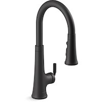 Kohler Tone¿ Touchless Pull Down Kitchen Sink Faucet with KOHLER® Konnect, Matte Black