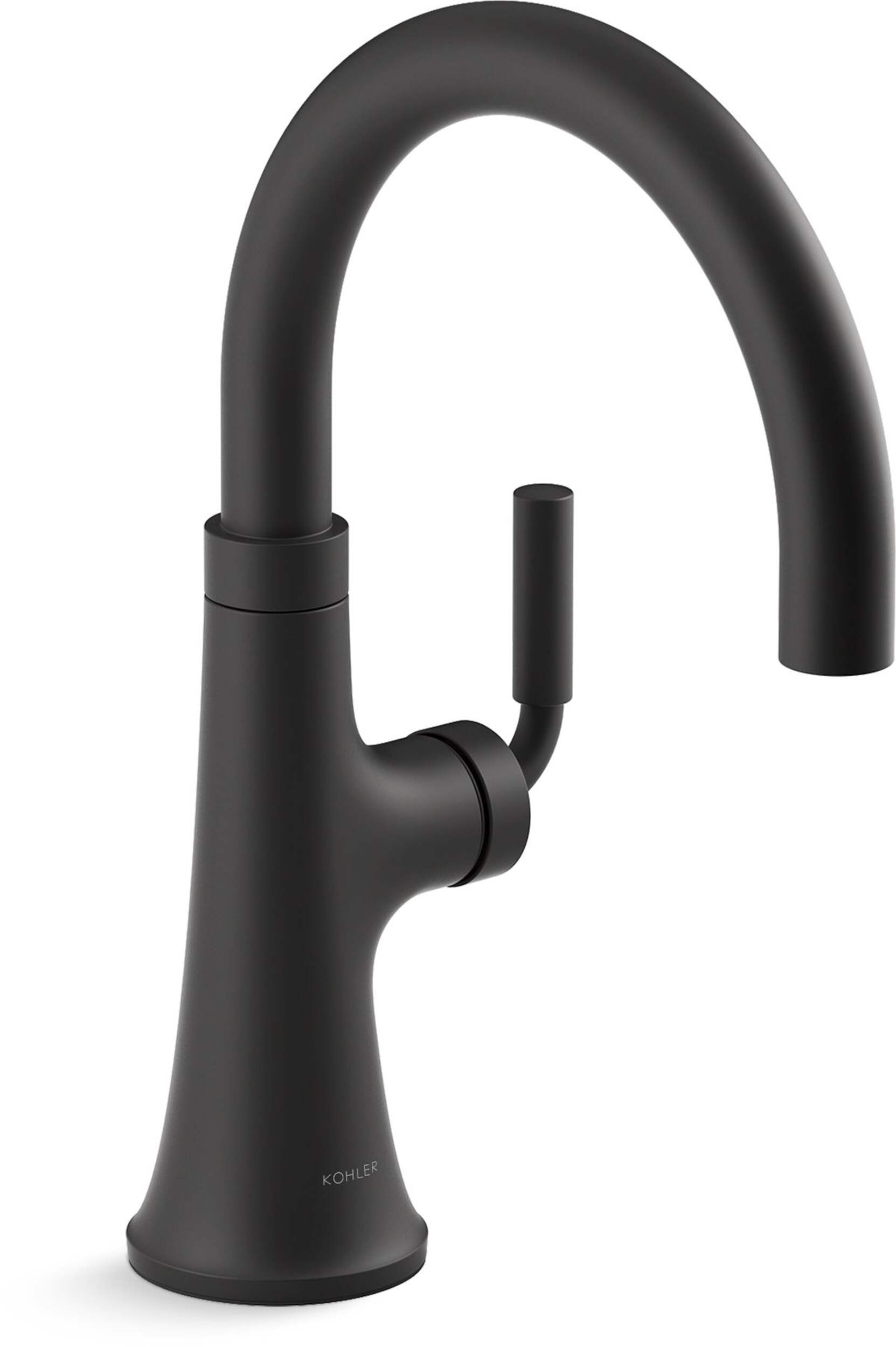 Robinet de bar à 1 poignée Kohler Tone<sup>MC</sup>, noir mat/laiton Front_Three_Fourths_Angled_Right