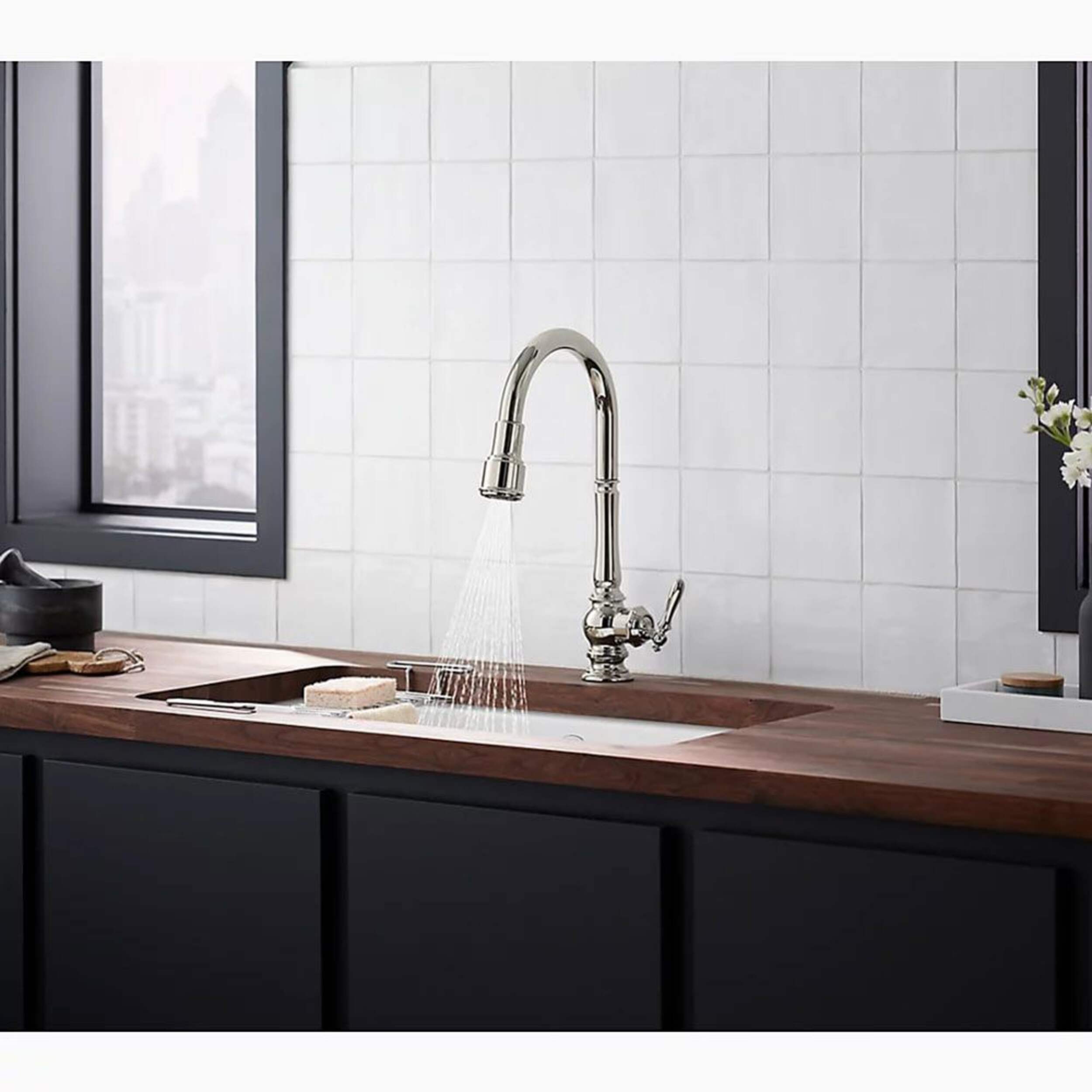 Kohler Artifacts® Touchless Pull Down Kitchen Sink Faucet, Vibrant