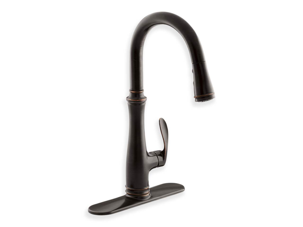 Kohler Bellera® Single Hole or Triple Hole Kitchen Sink Faucet, 16-3/4