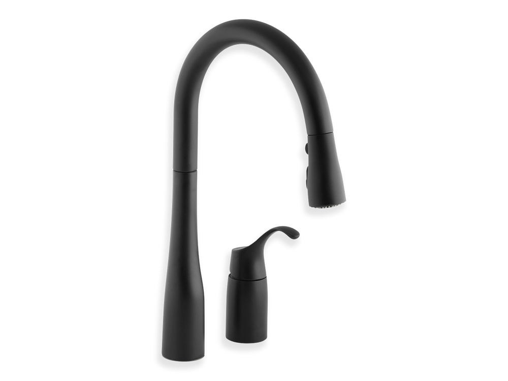 Kohler Simplice MD de cuisine à double trou, bec pivotant 16 1/