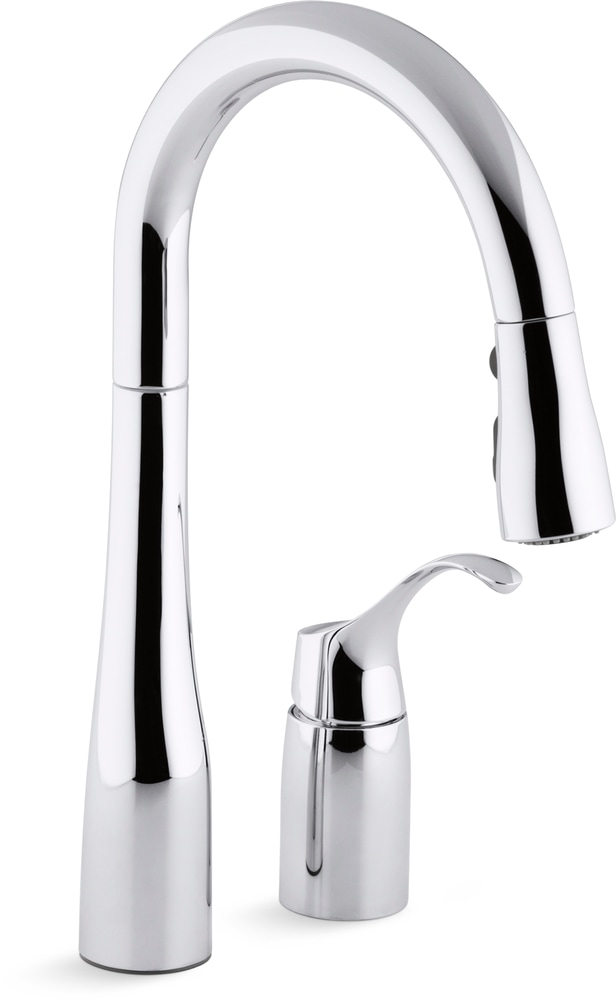 Kohler Simplice® Double Hole Kitchen Sink Faucet, 143/4" Pull Down