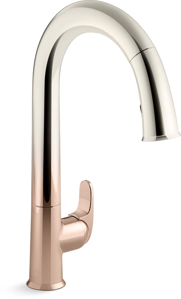 Kohler Sensate Touchless Kitchen Faucet With 15 1 2 Pull Down Spout   Kohler Sensate Kitchen Faucet Ombre Rosegold Polished Nickel C865a200 7b3e 42ee 974f 723acda6d17b 